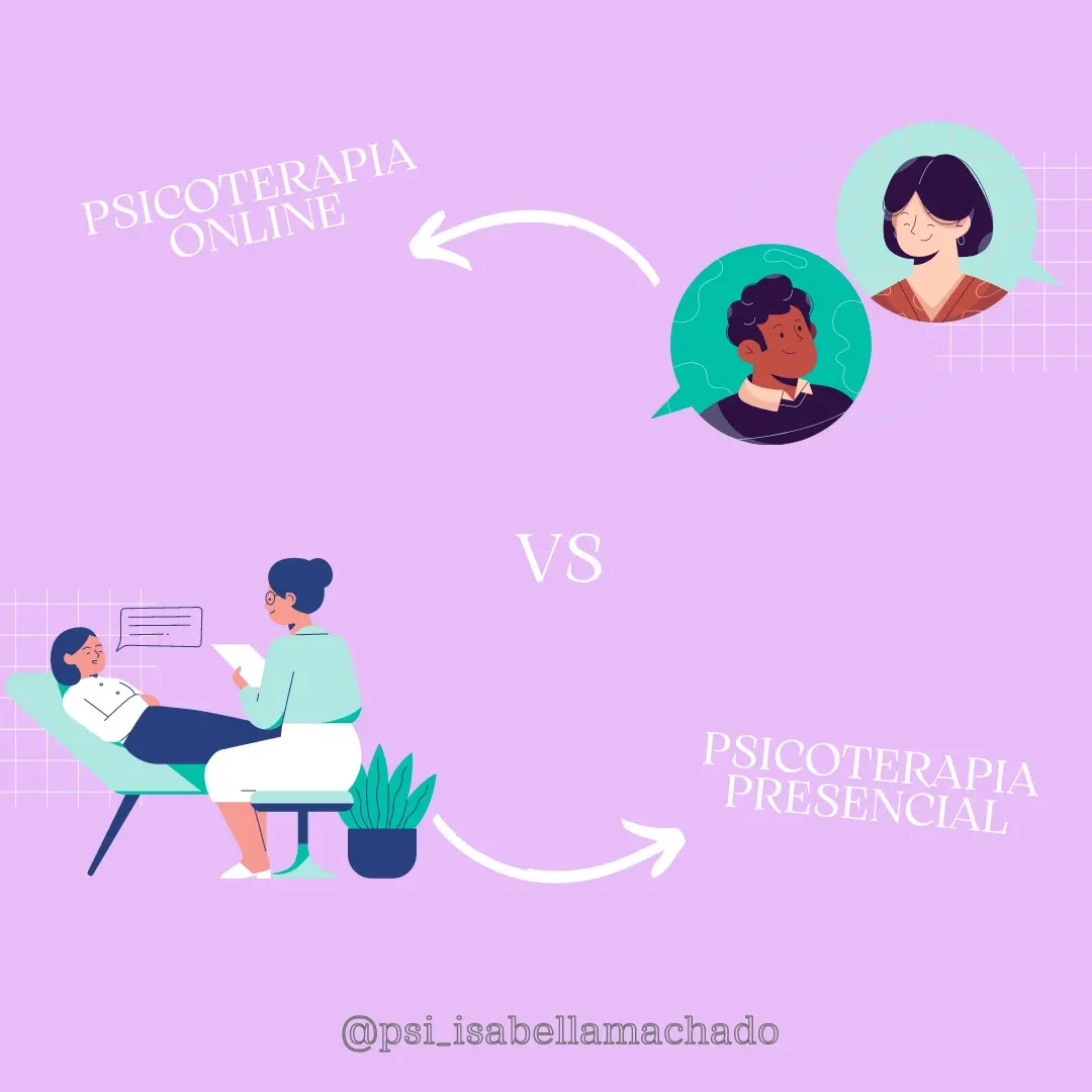Psicoterapia presencial x online