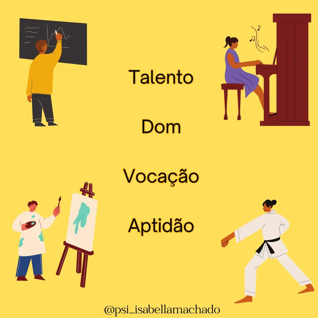 Talento, dom, vocação e aptidão