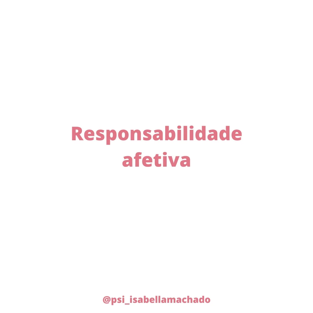 Responsabilidade afetiva