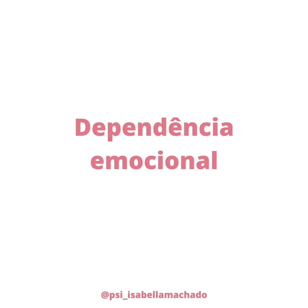 Dependência emocional